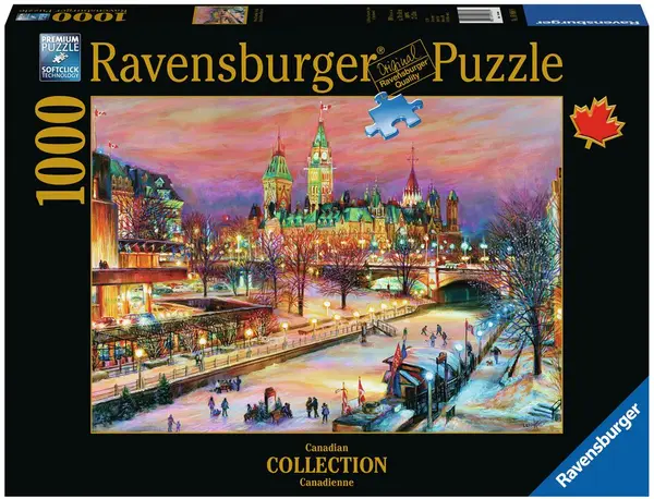 Puzzle Ravensburger de 1000 piese - Festival de iarna in Ottawa