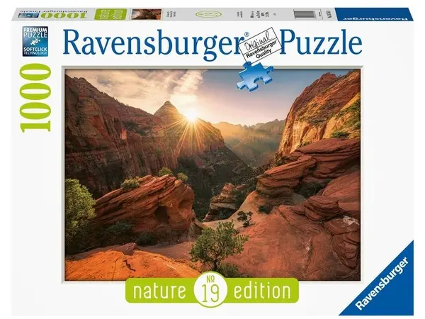 Puzzle Ravensburger de 1000 piese - Zion Canyon