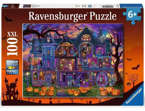 Puzzle Ravensburger din 100 XXL piese - Petrecerea Monștrilor