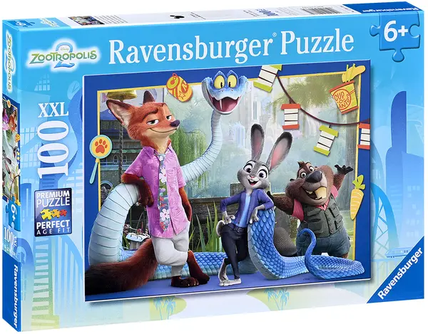 Puzzle Ravensburger din 100 XXL piese - Zootopia 2