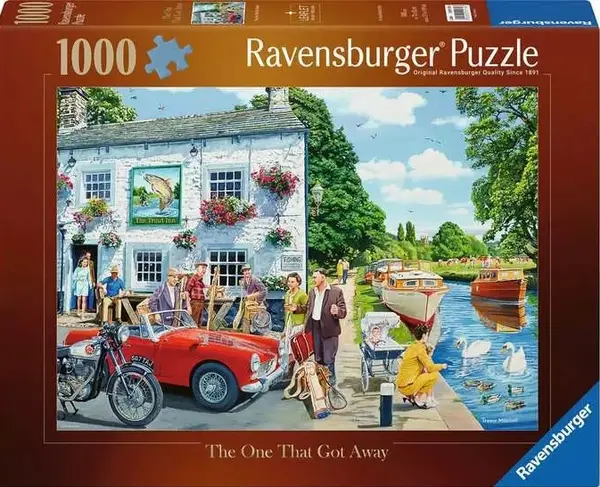 Puzzle Ravensburger din 1000 de bucăți - Cel care a fugit