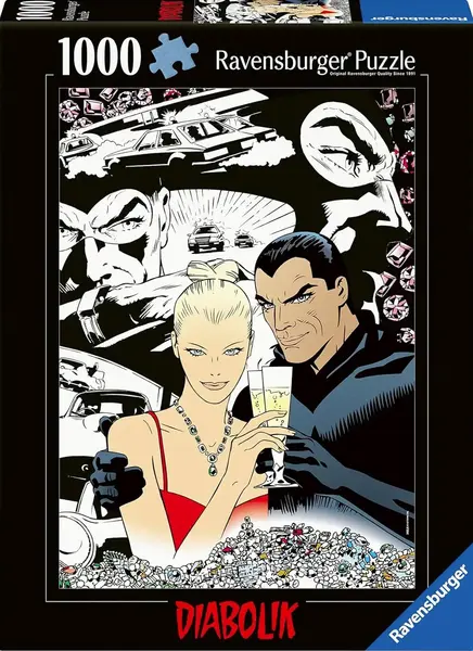 Puzzle Ravensburger din 1000 de bucăți - Diabolik