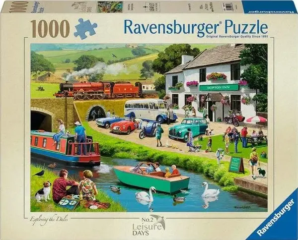 Puzzle Ravensburger din 1000 de bucăți - Explorând văile
