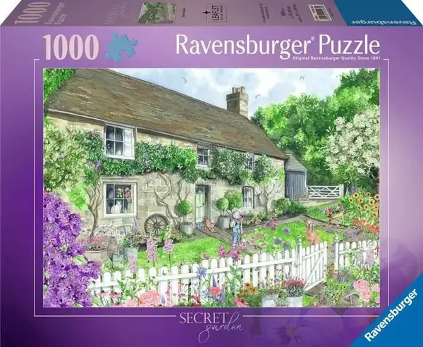 Puzzle Ravensburger din 1000 de bucăți - Grădina Secretă