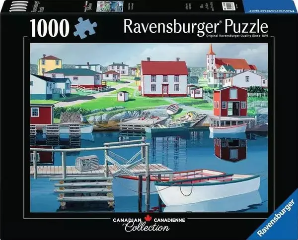 Puzzle Ravensburger din 1000 de bucăți - Portul Greenspond
