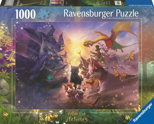Puzzle Ravensburger din 1000 de bucăți - Ultima bătălie