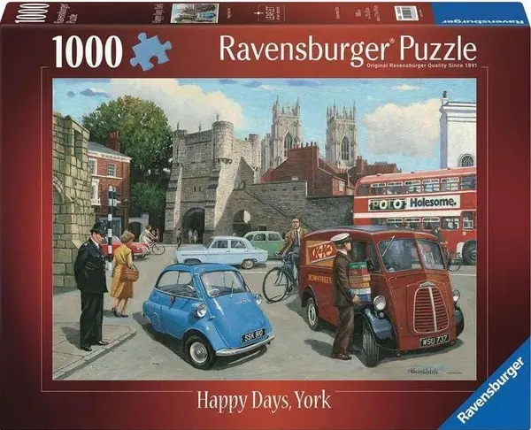 Puzzle Ravensburger din 1000 de bucăți - York
