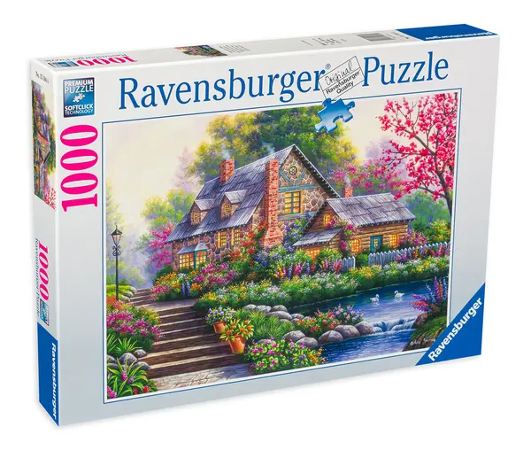 Puzzle Ravensburger din 1000 de piese - Casa romantica