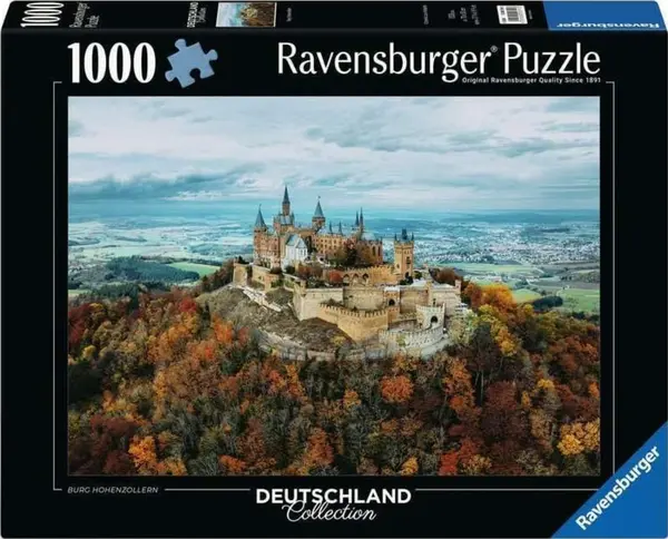 Puzzle Ravensburger din 1000 de piese - Castelul Hohenzollern