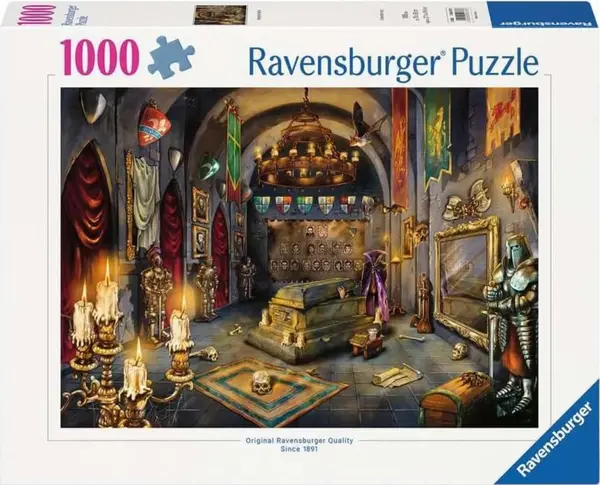 Puzzle Ravensburger din 1000 de piese - Castelul Vampirului
