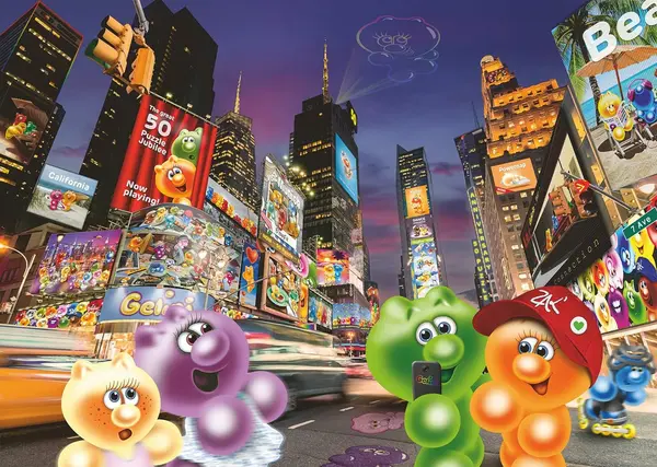 Puzzle Ravensburger din 1000 de piese - Gelini în Times Square