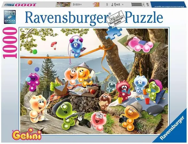 Puzzle Ravensburger din 1000 de piese - Gelini la picnic