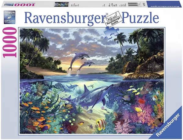 Puzzle Ravensburger din 1000 de piese - Golf coral