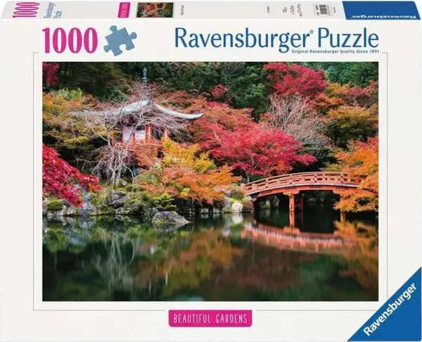 Puzzle Ravensburger din 1000 de piese - Grădinile Japoneze Daigo-ji din Kyoto
