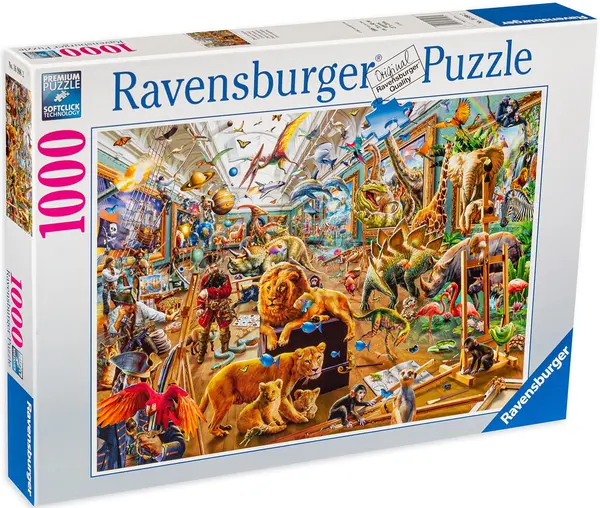 Puzzle Ravensburger din 1000 de piese - Haos in galerie