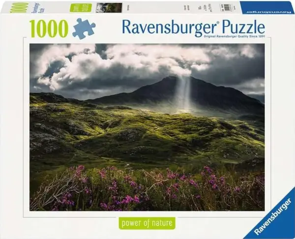 Puzzle Ravensburger din 1000 de piese - Munții misterioși