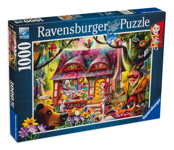 Puzzle Ravensburger din 1000 de piese - Scufița roșie