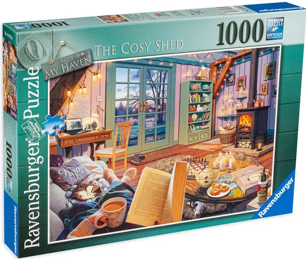 Puzzle Ravensburger din 1000 de piese - The Cosy Shed