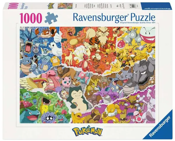 Puzzle Ravensburger din 1000 piese - Aventură Pokemon