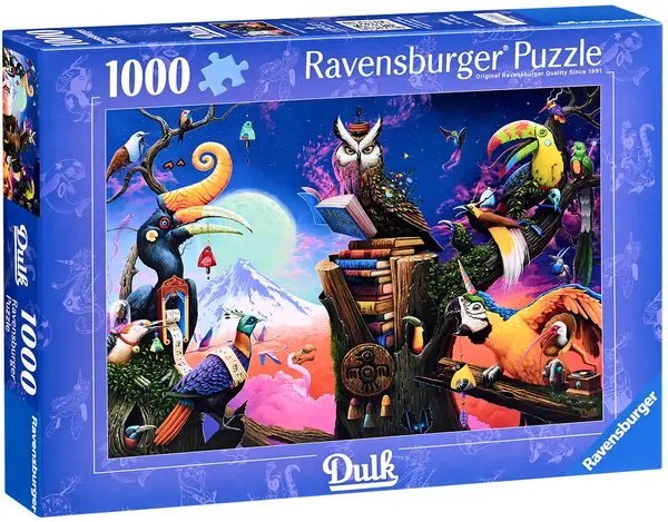 Puzzle Ravensburger din 1000 piese - Cântece ale păsărilor dispărute