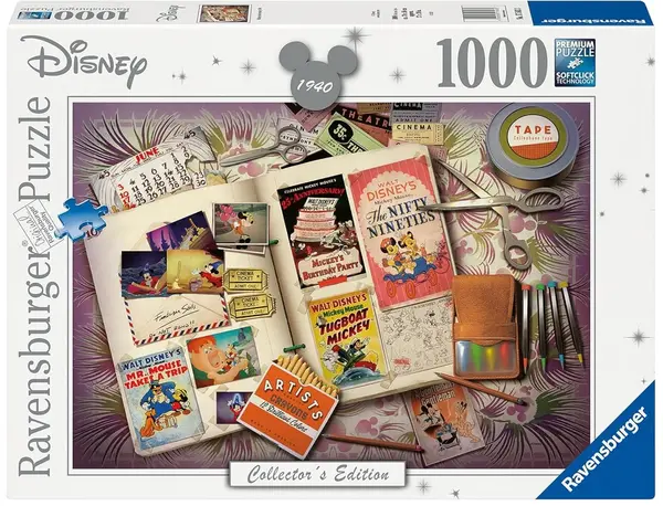 Puzzle Ravensburger din 1000 piese - Disney, 1940