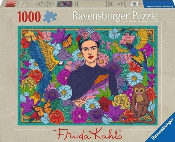 Puzzle Ravensburger din 1000 piese - Frida Kahlo
