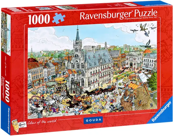 Puzzle Ravensburger din 1000 piese - Gouda
