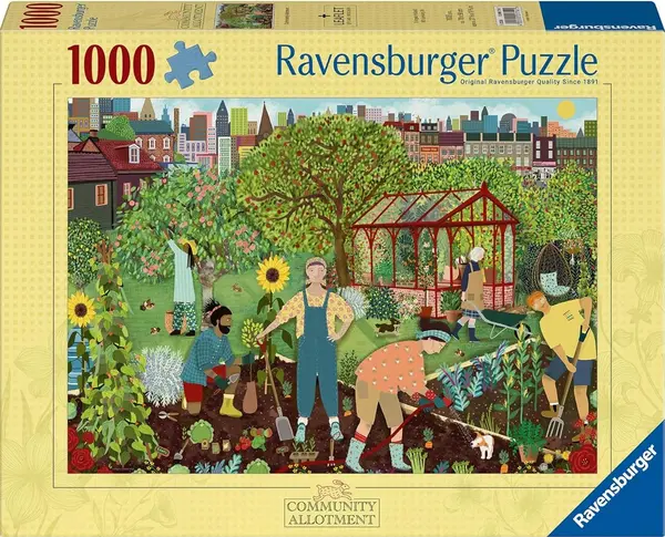 Puzzle Ravensburger din 1000 piese - Grădină amatorică