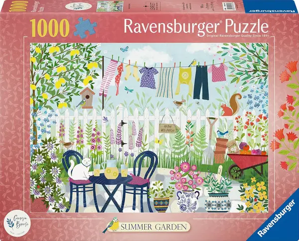 Puzzle Ravensburger din 1000 piese - Grădină de vară