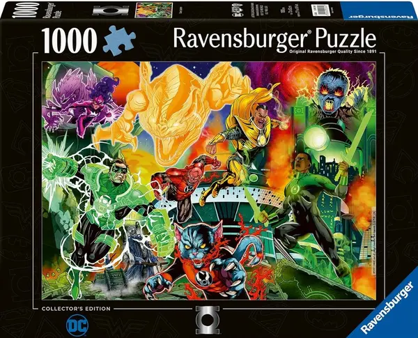 Puzzle Ravensburger din 1000 piese - Lanterna Verde
