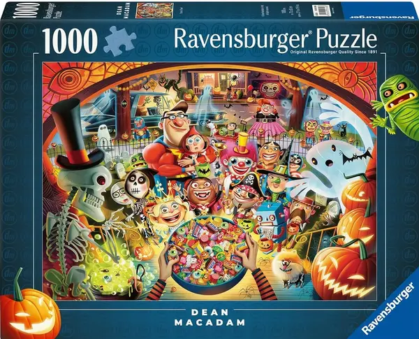Puzzle Ravensburger din 1000 piese - Truc sau tratare