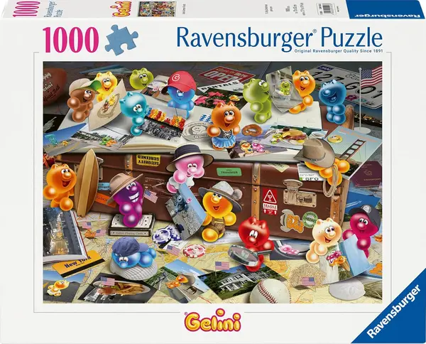 Puzzle Ravensburger din 1000 piese - Turist german Gelini