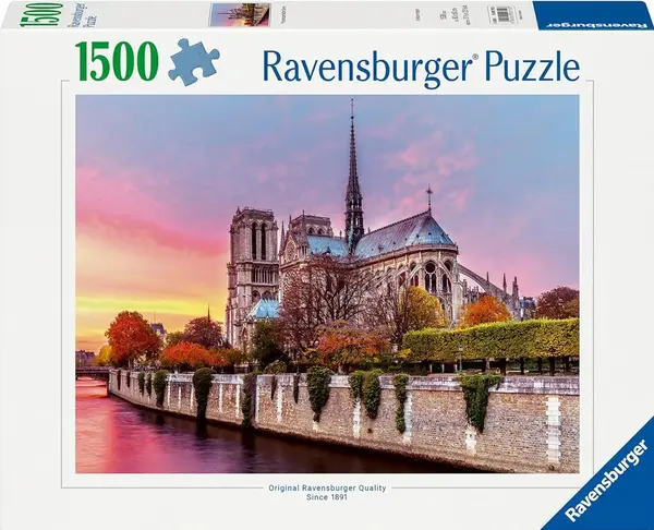 Puzzle Ravensburger din 1500 de bucăți- Notre Dame