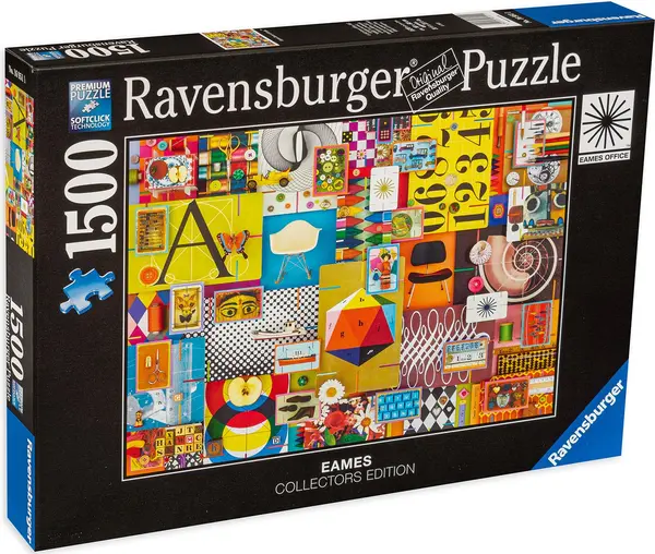Puzzle Ravensburger din 1500 de piese - Carti colorate