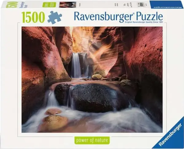 Puzzle Ravensburger din 1500 piese - Cascadă Red Canyon