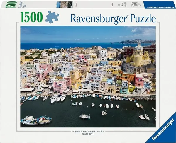 Puzzle Ravensburger din 1500 piese -Culorile din Procida