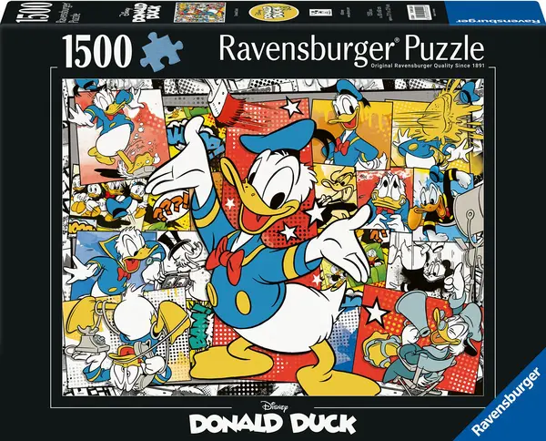 Puzzle Ravensburger din 1500 piese - Donald Duck