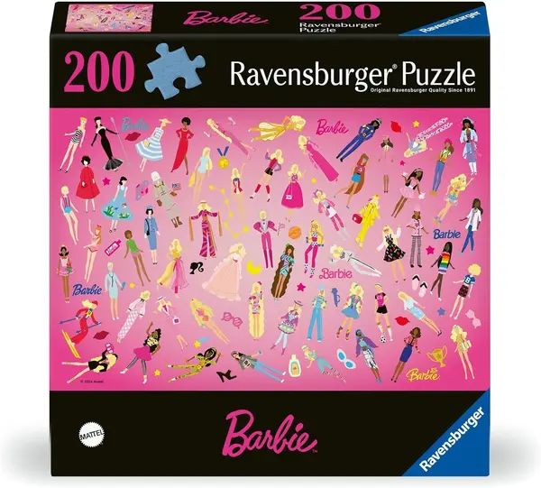 Puzzle Ravensburger din 200 piese - Barbie: Inspirație pentru fete din 1959 aici