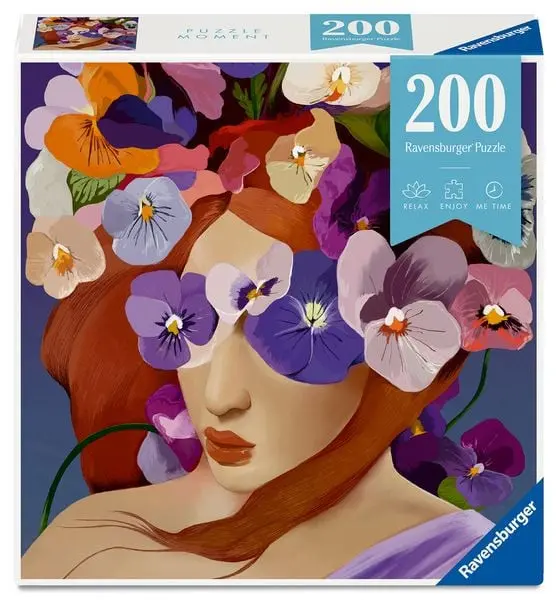 Puzzle Ravensburger din 200 piese - Violete