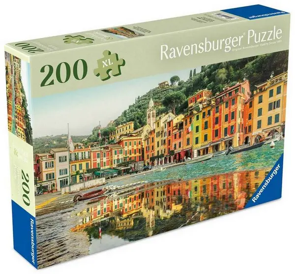 Puzzle Ravensburger din 200 XL piese - Frumosul Portofino, Italia