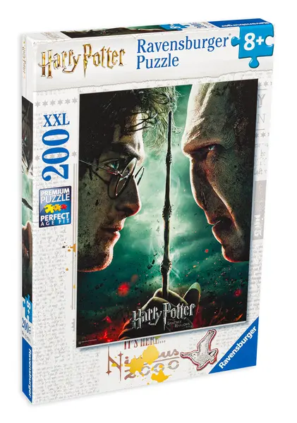 Puzzle Ravensburger din 200 XXL de piese - Harry Potter vs Voldemort