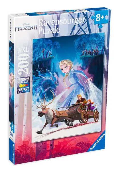 Puzzle Ravensburger din 200 XXL de piese - Padurea magica in Regatul de gheata 2