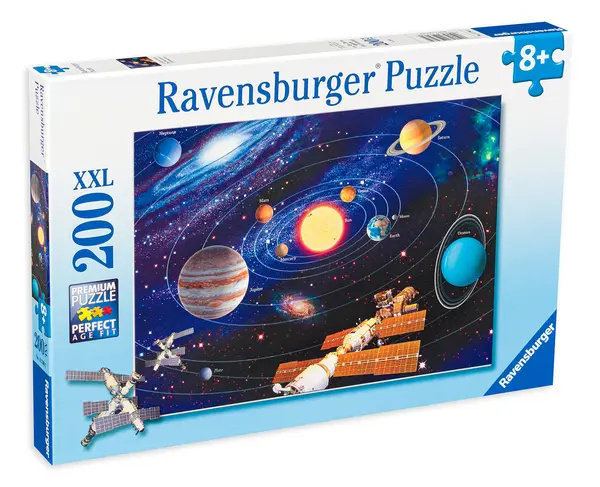 Puzzle Ravensburger din 200 XXL de piese - Sistem solar
