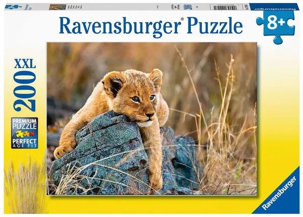 Puzzle Ravensburger din 200 XXL piese - Leu