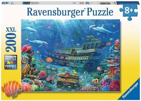 Puzzle Ravensburger din 200 XXL piese - Nava scufundată