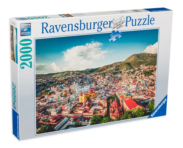 Puzzle Ravensburger din 2000 de piese - Mexicul colorat