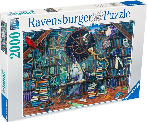 Puzzle Ravensburger din 2000 de piese - Vrajitorul