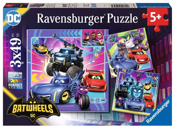 Puzzle Ravensburger din 3 x 49 piese - Batuiluri