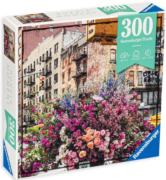 Puzzle Ravensburger din 300 de piese - Flori in New York