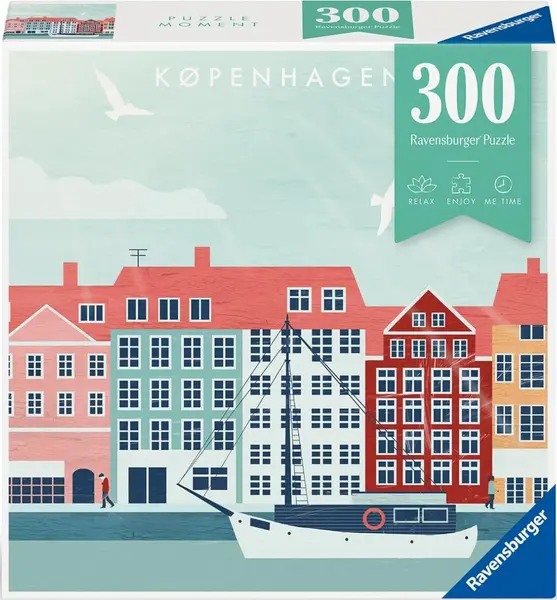 Puzzle Ravensburger din 300 piese - Copenhaga